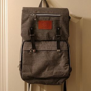NWT Gray Diaper Bag